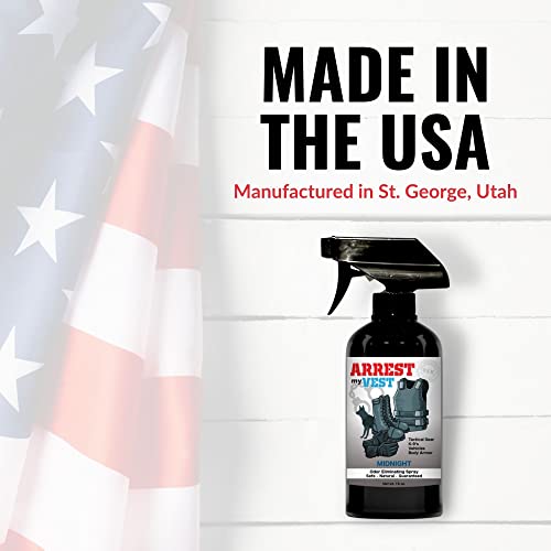 Arrest My Vest Military and Police Grade Odor Eliminating Spray for