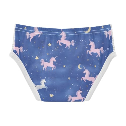 Wusikd Cartoon Unicorns Boys' Underwear Cotton Flying Sky Boys Briefs Soft Toddler Underwear 2T2