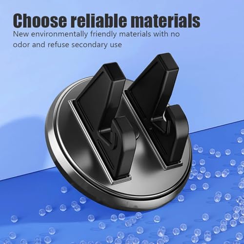 Image of EYUVAA Lebel Universal Phone Holder for Dashboard | 360 Rotatable Car Mobile Holder| Phone Mount for Car Dashboard | Adjustable Stand for Portrait & Landscape Viewing (Black) (Car Ph Holder (S-651))