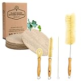 Plastic-Free Cleaning Brushes and Loofah Sponges