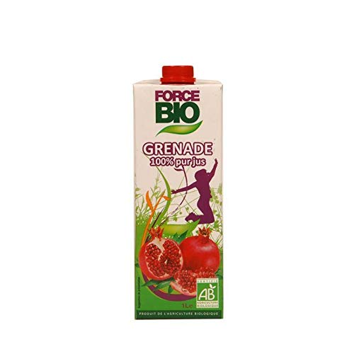 Force Bio – Zumo de granada de fuerza orgánica 1 l – Tres artículos