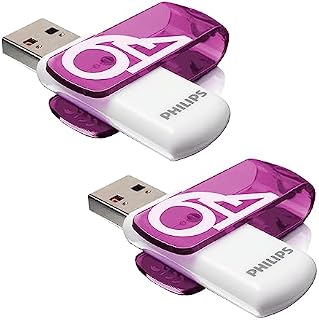 Philips FM64FD00B/00 Pendrive, Purpurowy, 64 GB