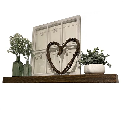 joelsantiques 42 Inch Wooden Floating Shelves for Wall - 42x8x2