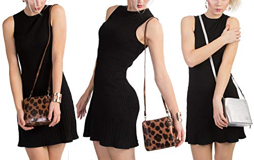 LiaTalia Genuine Italian Leather Small Crossbody Bag for Women – Handmade Mini Shoulder Purse from Florence Tuscany – Abby (Yellow)2