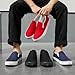 yageyan Mens Slip on Sneakers Loafers Shoes Black Shoes White Casual Fashion Shoes（blue09.5）