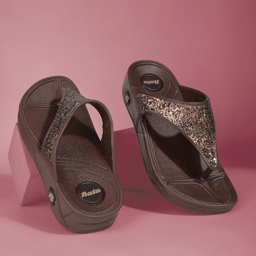 Image of Bata Women KAFI Brown Sandals