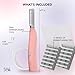 Spa Sciences SIMA DELUXE - Dermaplaning Tool for Painless Facial Exfoliation & Peach Fuzz Removal - 14 Weeks of Treatment Included