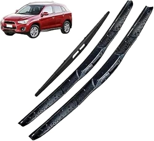 michengxxx Wiper Blade Set for Suzuki Vitara MKC 2015-2020 24+16+10in, Aerodynamic All-Climate Front and Rear Windshield Replacement
