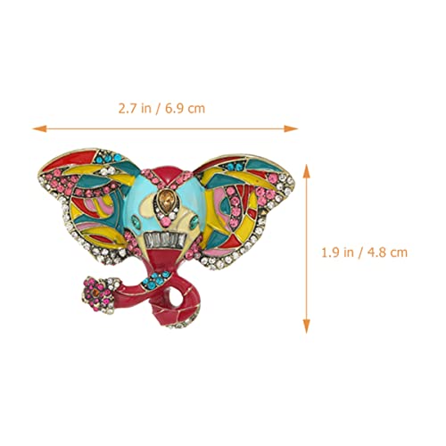 Broche éléphant strass un cadeau de mariage idéal pour vos proches