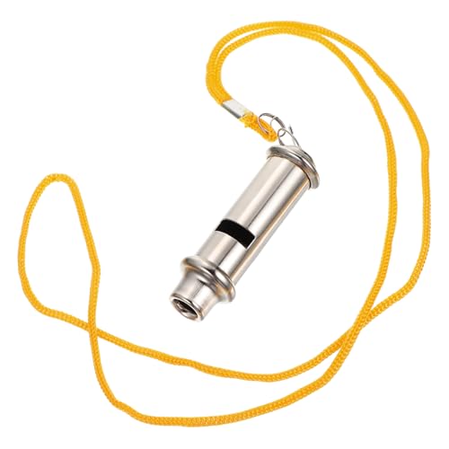 BELLIFFY Metal Train Whistle for Boys and Girls Bird Training Whistle Lanyard for Adults