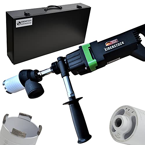 Diamant-Trocken-Softschlag-Kernbohrmaschine ESD 1801 inkl. Staubabsaugung & Diamant Dosensenker Matrix Power Cover