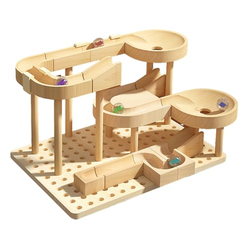 Labyrinthe en marbre en bois de 22,5 cm pour l'éveil des enfants