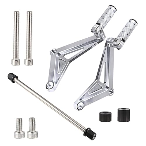 Repose-pieds passager Monkey 125 en aluminium CNC argent haute finition