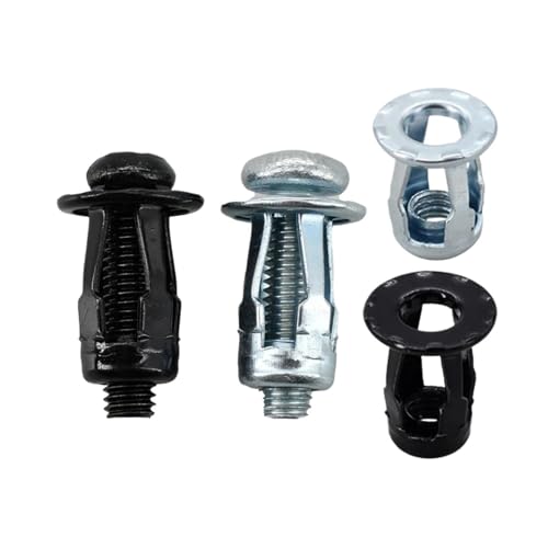 Écrou à expansion à pétales M6 noir en acier au carbone pour fixations creuses