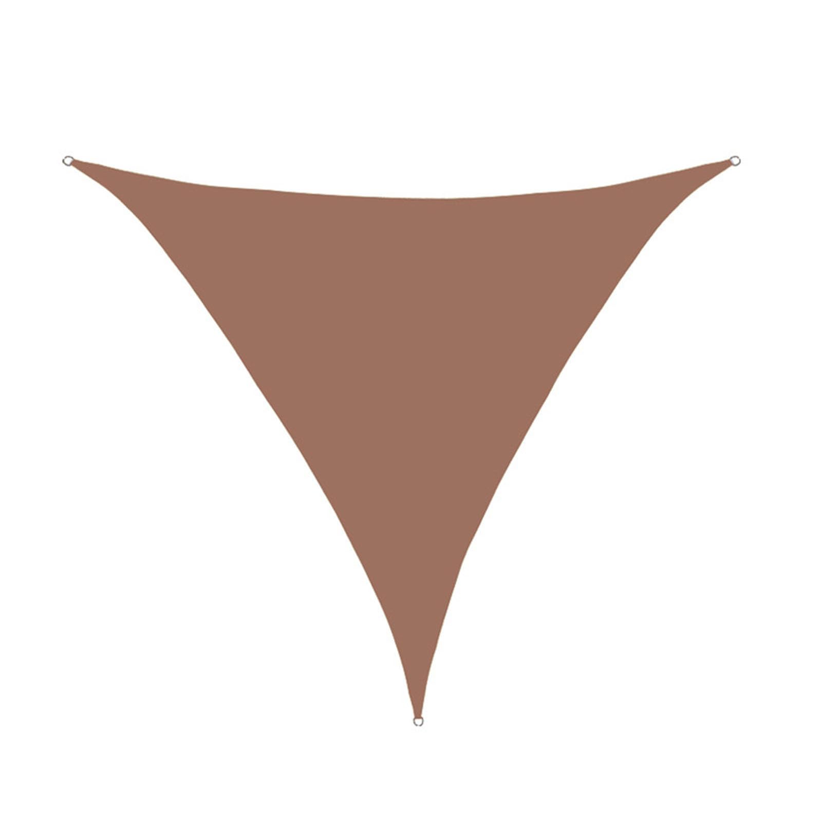 Voile d'ombrage triangulaire imperméable et durable pour extérieur