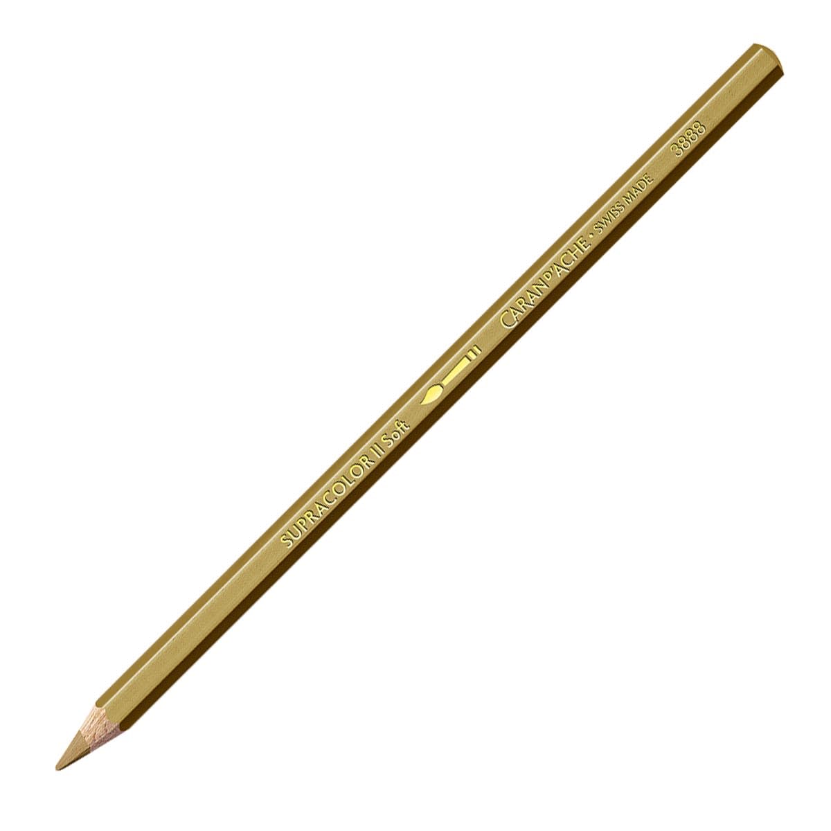 B&Q -  Caran D'ache Supracolor Ii Gold Watersoluble Artist Aquarelle Colour PencilOr 499