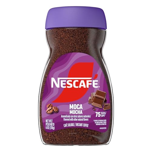 Nescafé Instant Flavored Coffee, Mocha, 1 Jar (6 Oz)