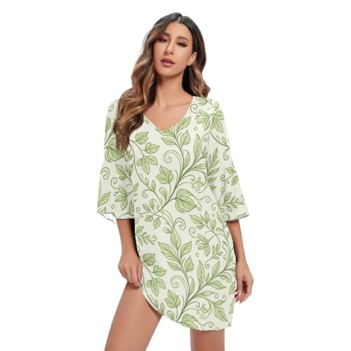 Robe trapèze en mousseline de soie fine aux finitions haute couture