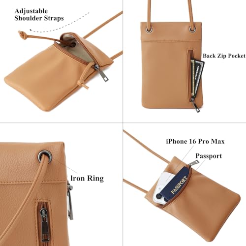 Image of Small Crossbody Women Cell Phone Purse Wallet Bag With Shoulder Strap