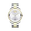 Movado Men’s BOLD Metals Two-Tone Watch with a Printed Index Dial, Silver/Grey/Gold (3600431)