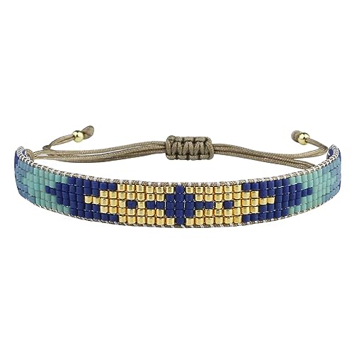 Bracelet Miyuki femme C·QUAN CHI manchette perles luxe