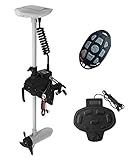 AQUOS Haswing 12V 55LBS 26inch Electric Trolling Motor with Wireless Remote Control and Wire Foot...