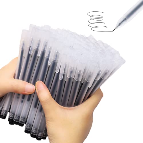 Recopilación de Plumas escribir disponible en línea. 49 Bolígrafo de Gel 0.5mm(50 piezas),Un bolígrafo de firma con recambios reemplazables, un marcador que escribe suavemente y no rompe la tinta, plumas punto fino de gel para...