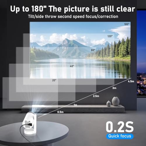 Projecteur correction automatique 270 degrés et résolution 720p - 6