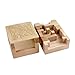 KINGOU Chinese 3D Wooden Inside Story Puzzle Interlocked Burr Puzzles Disentanglement Magic Cube