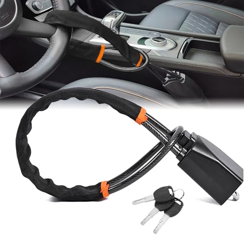 DualGuard Car Steering Wheel & Seat Belt Lock - 17