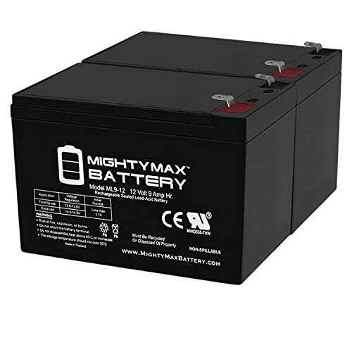 Mighty Max Battery 12V 9Ah SLA Battery for Razor MX350 MX400 Dirt Bike - 2 Pack Brand Product #1