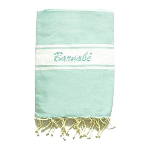 Amikado Classic Embroidered Beach Towel Cover