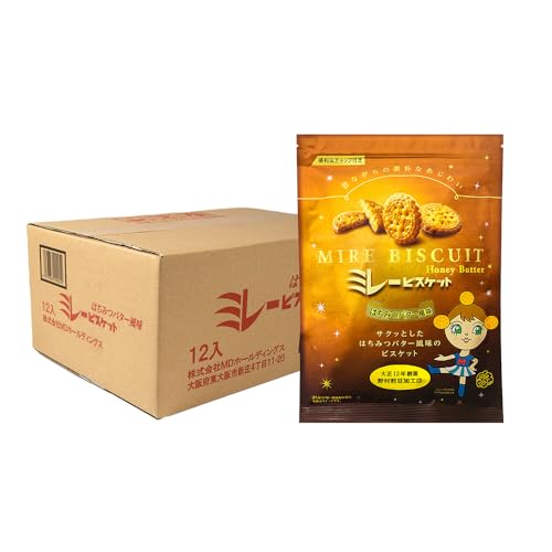 MDホールディングス ミレービスケット はちみつバター (1ケース・12袋)