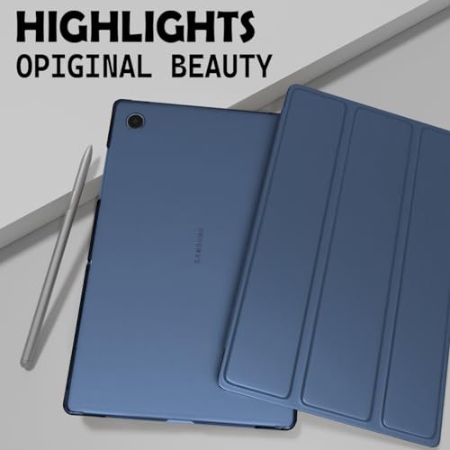 TechDealsUK Case for Samsung Tab A8 10.5 inch (2021) SM-X200 SM-X205 Smart Cover with Magnetic Sleep/Wake for Galaxy Tab A8 10.5 (Blue) - Image 3