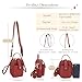 Mali+Lili Gail Vegan Leather Multi Compartment Crossbody Bag - Wine