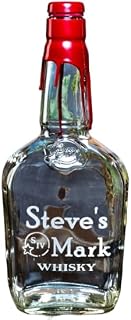 Maker's Mark Whisky Personalized Engraved EMPTY Bottle/Decanter (Compatible Replacement for Maker's Mark bottle)