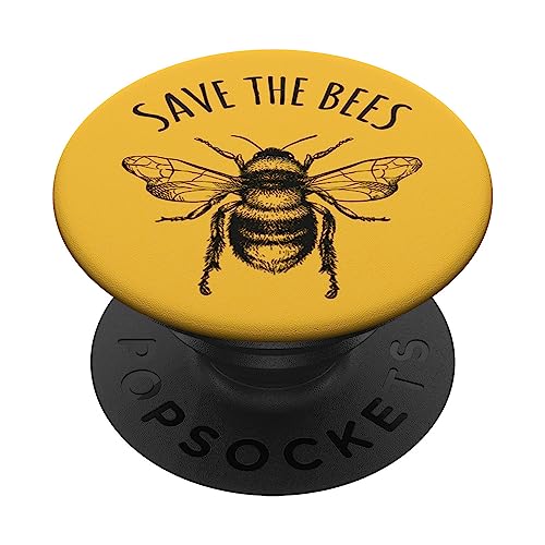 Save The Bees Earth Day Save Our Planet Environmental PopSockets Adhesive PopGrip