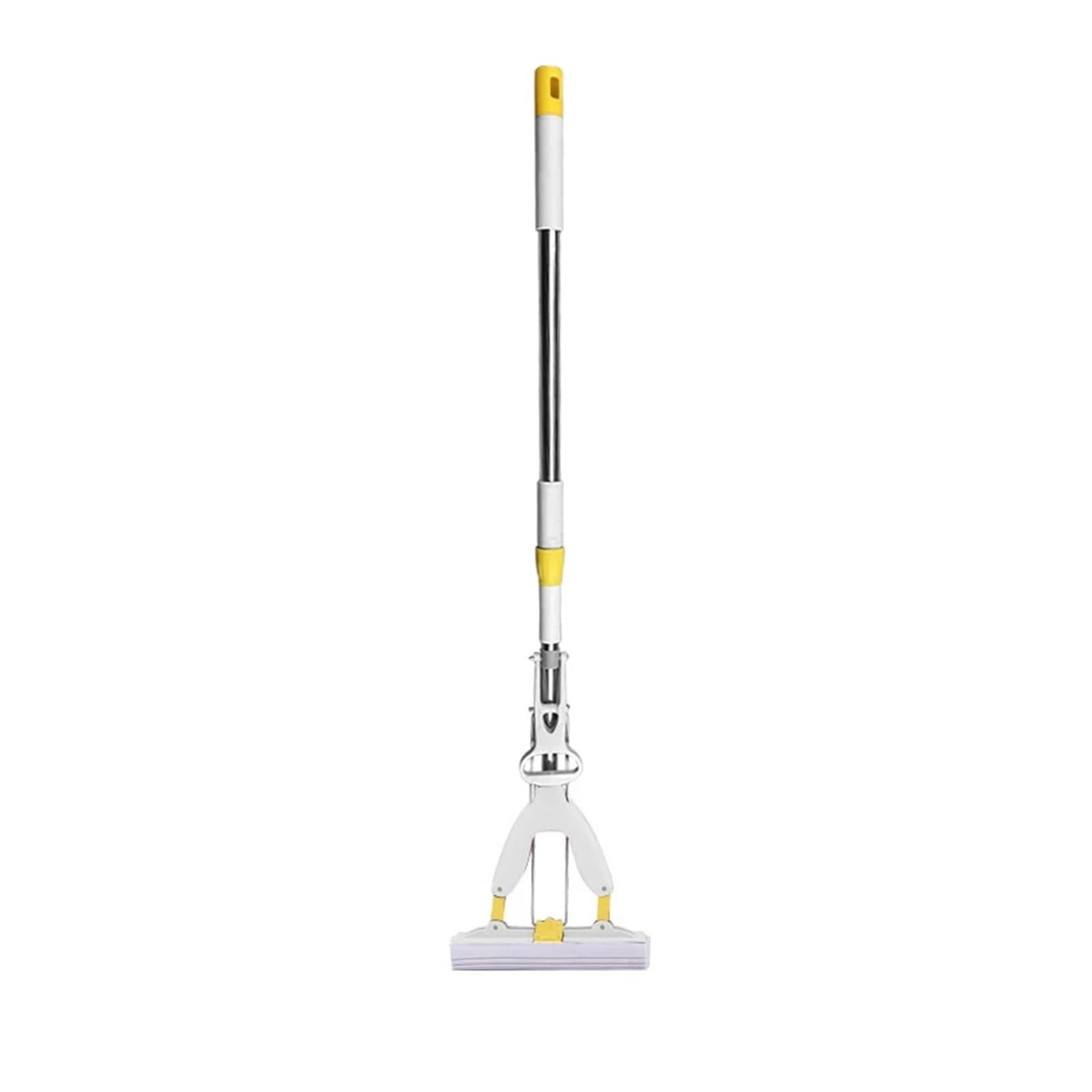 Compatible con fregona de algodón de goma autodrenante exprimible, fregona plana perezosa plegable sin lavado, fregona de esponja, techos domésticos, herramientas de limpieza de pisos