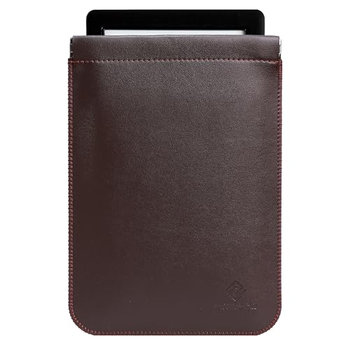 CM Tech 第7~10世代 Kindle レザーケース 第11世代 Kindle スリーブ 第12世代 自動閉め 薄型 超軽量 Kobo PUレザーカバー Kindle 第10世代 第9世代 第8世代 第7世代 Kindle Oasis 全保護合皮ケース (第7-10世代, コーヒー)（Amazon）