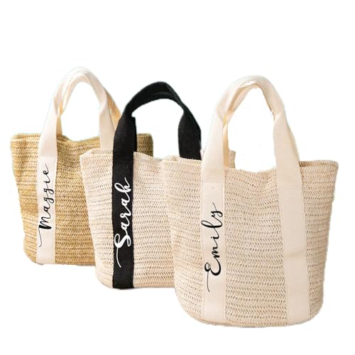 Bolso de playa personalizado con nombre miniatura 1