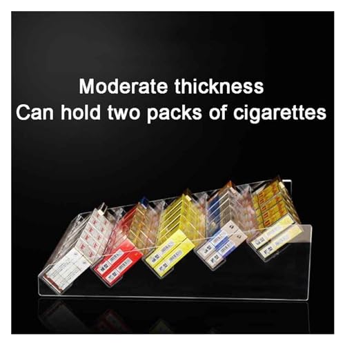 Présentoir à cigarettes mural en acrylique transparent à 4 niveaux style 3 - 7