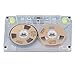Lxworphology Blank Cassette Tapes, High Output Low Noise Reel to Reel Cassettes with 46min Recording Time for Music and Voice Recording, DIY Blank Recording Tape for Musicians (Gold)