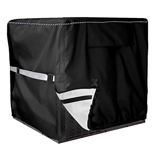 Universal Generator Cover fit for Most Generators 5500-15000 Watt - 28x38x30 inch(Black) - Thumbnail 4