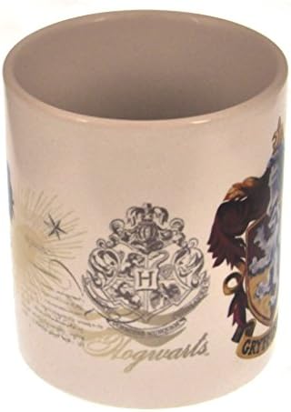 Harry Potter Gryffindor and Hogwarts Crests Ceramic Mug in Presentation Box - Official Merchandise