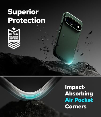 Image of Ringke Onyx for Google Pixel 11 Pro Case Back Cover | Dark Green, Non-Slip, TPU Bumper, Anti-Fingerprint, Slim Fit, Scratch Resistant, Shockproof, Precise Cutouts, Firm Grip
