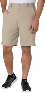 Men's Twill Tech Short (Tan, 32)