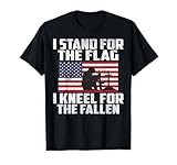I Stand For The Flag Kneel For The Fallen Memorial Day Shirt T-Shirt