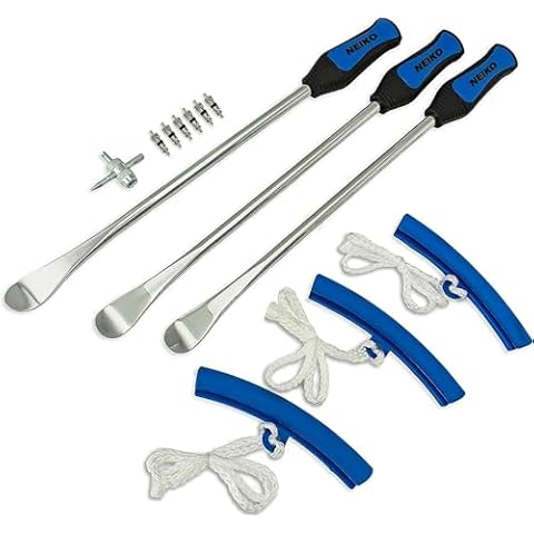 NEIKO 14.5” Steel Tire Spoons Tool Set Cover