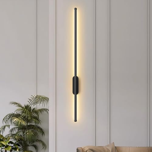 Apliques de pared con detector de movimiento interior LED USB 3000K 4000K 6000K negro 7