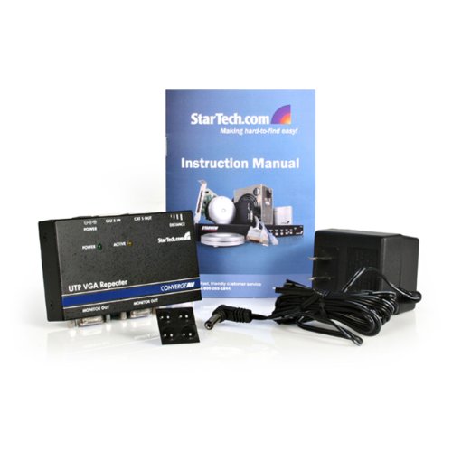 Startech.com Vga Video Repeater For Vga Over Cat5 Extenders - Vga Repeater For Line Of St121 Vga Extenders - 500 Ft. 150 M (St121Ext) #TOP5